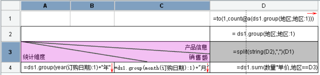 普通交叉報表設計